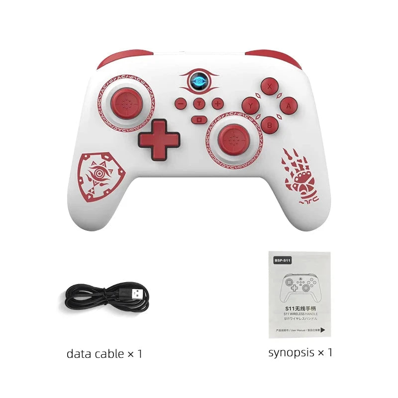 Switch Pro Gamepad Wireless Gaming Controller for Nintend Switch OLED/Lite Joystick For Steam Yuzu Controle PC Good Vibrations