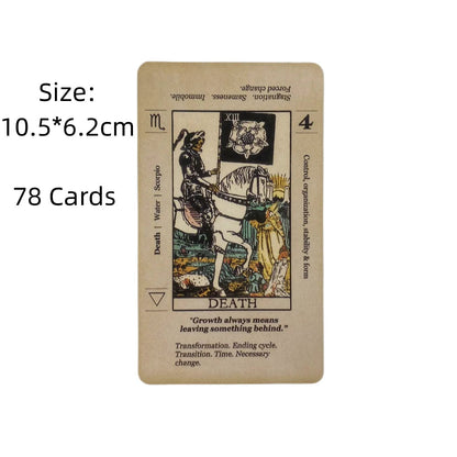 Meaning Tarot Card With Meaning On Them Beginner Tarot Keyword Antiqued Tarot Deck Learn Tarot 78 Cards Good Vibrations