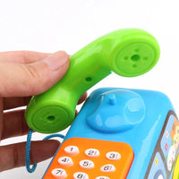 Baby Cartoon Music Car Children's Singing Phone Car Toy Educational Early Education Machine Toy Christmas Gift Random color Good Vibrations