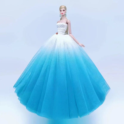 fashion for barbie elegant lady wedding dress for 30cm doll clothes princesa for bjd 1/6 dress long dress accessories Good Vibrations