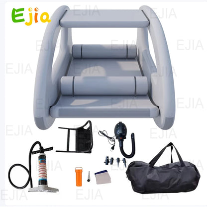 Fun Inflatable Floating Platform for Kids & Adults Ideal Outdoor Water Toy for Lake & Pool Activities Good Vibrations