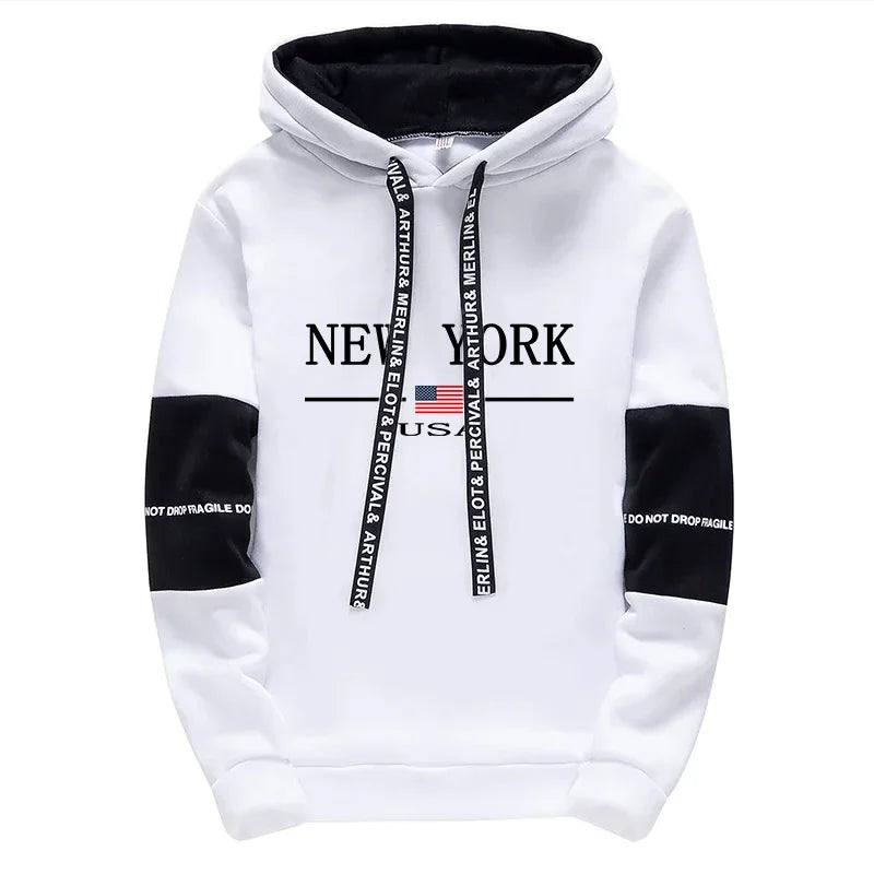 Quality Mens Tracksuit Casual Print Sweatshirts Sports Jogging Mens Clothing Autumn Winter Sportswear Single Piece Hoodie Pants Good Vibrations