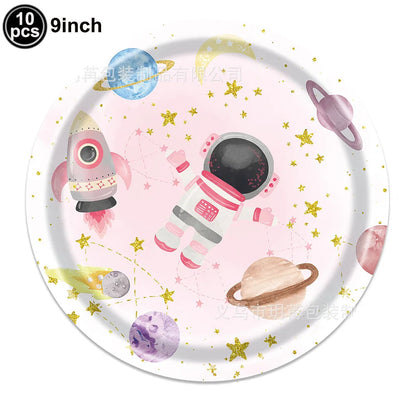4D Standing Astronaut Spaceman Balloons Rocket Foil Balloons Kids Toys Baby Shower Outer Space Themed Birthday Party Decorations Good Vibrations