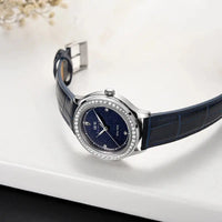 Relogio Feminino IW Fashion Diamonds Watches for Woman Sapphire Leather Luminous Waterproof Switzerland Made Quartz Watches 2025 Good Vibrations