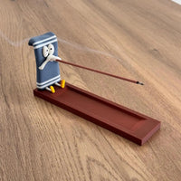 Incense Stick Holder Handmade Burner for Home Office Decor Meditation Yoga Aromatherapy Gifts Craft Decorative Accessories Good Vibrations