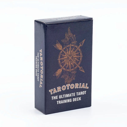 Meaning Tarot Cards 78 Cards Deck English Visions Divination Edition Board Game for Beginners Pocket Size Tarot Learning Deck Good Vibrations
