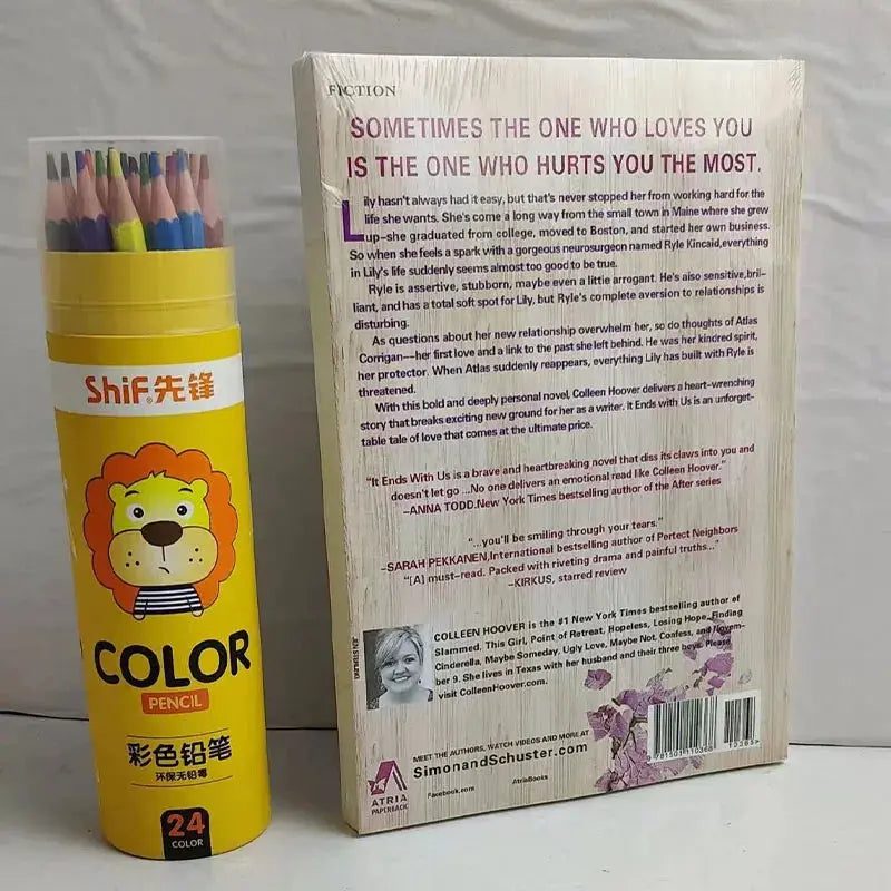 It Starts with Us By Colleen Hoover/It Ends with Us Novels Book In English #1 Sunday Times Bestselling Paperback Good Vibrations