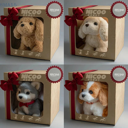 Robot Puppy That Acts Like Real Dog My Realistic Robotic AI Pet Dogs Electronic Interactive Stuffed Dogs For Barking Walking Good Vibrations