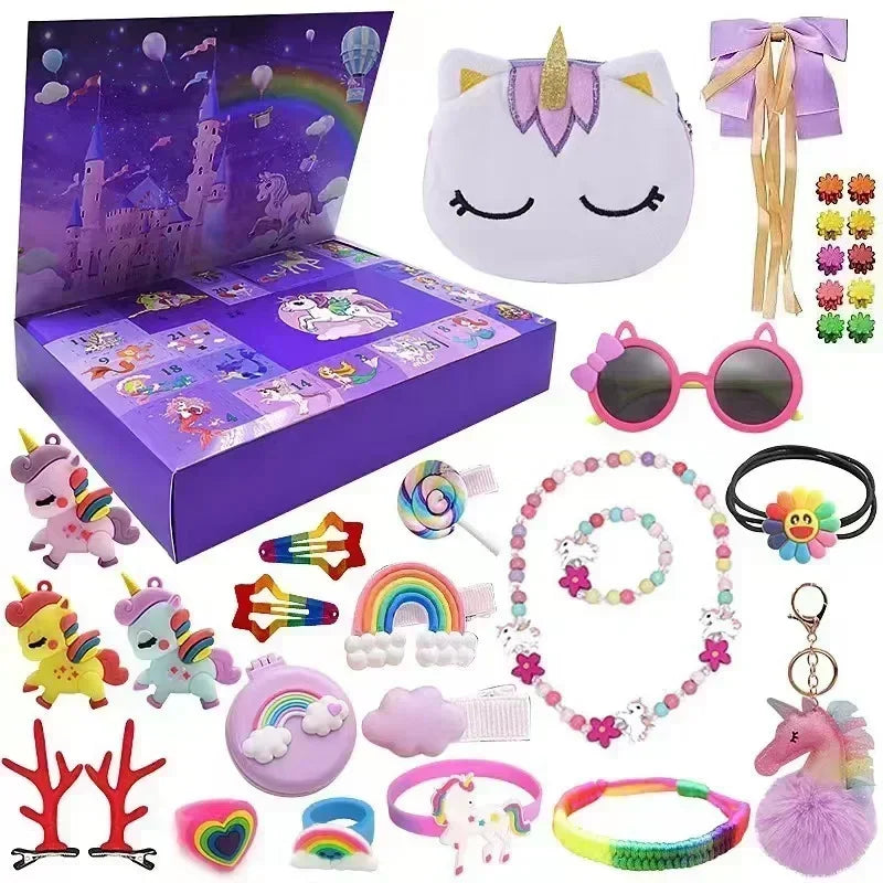 Christmas Advent Calendar for Kid girls boys gift Set for Chritmas Party 24 Days Countdown Calendar calendario de adviento Good Vibrations