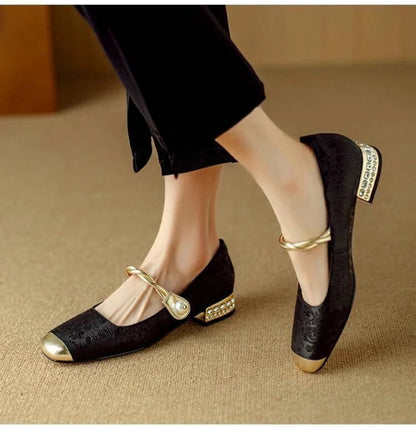 Shoes for Woman 2024 Flats Formal Women's Summer Footwear Low Heel Elegant Moccasins Flat Pointed Toe Non Slip on Promotion E 39 Good Vibrations