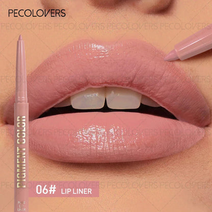 1PC Matte Lip Liner, Waterproof, Easy To Color, Durable, Three-dimensional Lips, Long-lasting, Women's Gift Good Vibrations