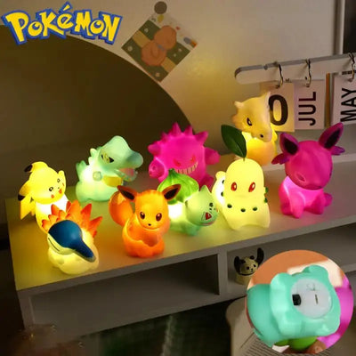 Pokemon Gengar Pikachu Anime Atmosphere Lamp Children Cute Desktop Ornaments Living Room Bedroom Atmosphere Lamp Birthday Gift
