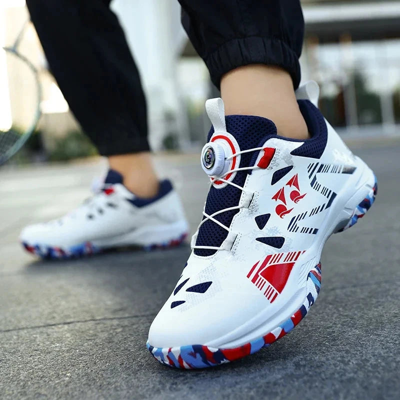 Lightweight and Breathable Tennis Shoes Men's and Women's Cushioned Sports Shoes Outdoor Badminton Shoes Anti Slip Walking Shoes Good Vibrations