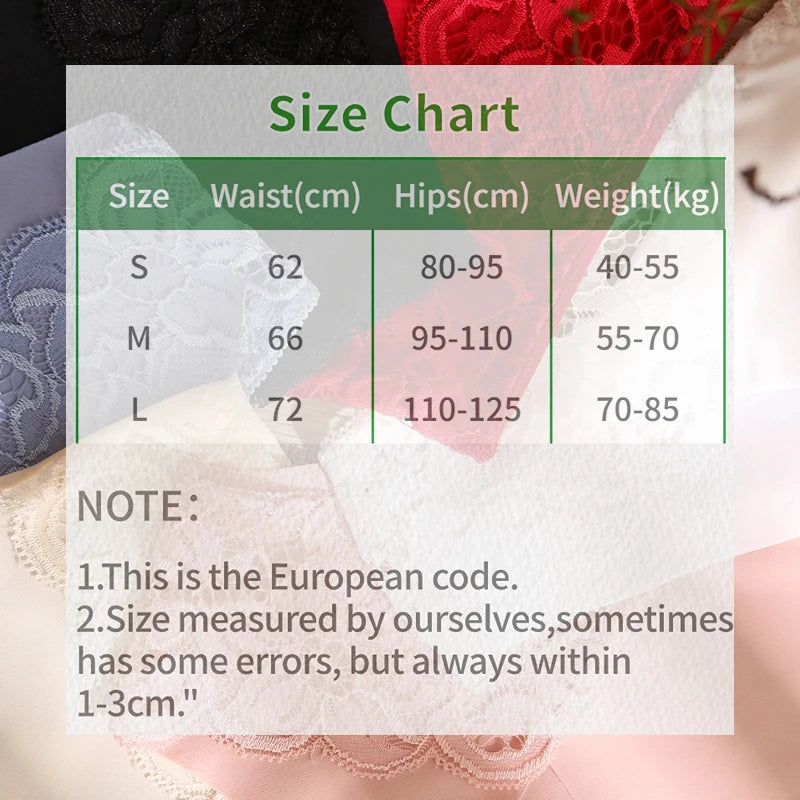 Sexy Lingerie Women's Panties Lace Perpective Seamless Female Underwear Elasticity Briefs for Women Fashion Underpants Floral Good Vibrations