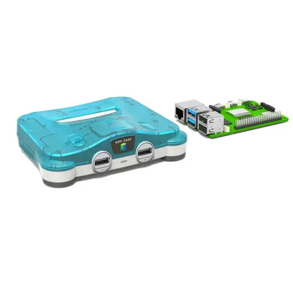 Retroflag N64Pi Case with Dual USB Ports, SD Card Storage, Safe Shutdown and Reset for Raspberry Pi5 Game Accessories Good Vibrations