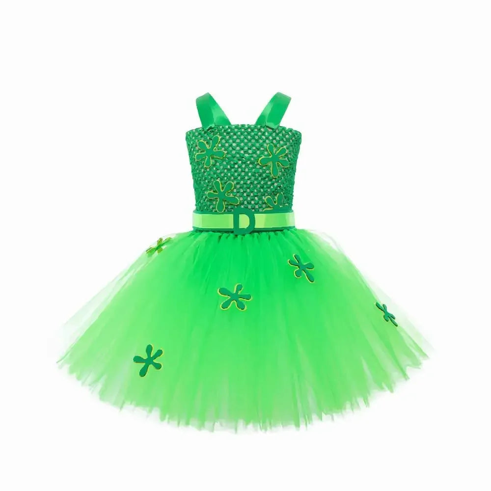 Anime Movie Disgust Anxiety Character Full Set Children Girl Sweet Cute Dress Halloween Carnival Party Stage Performance Costume Good Vibrations
