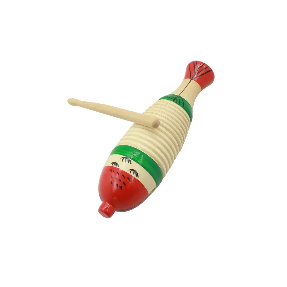 Wooden Fish Toy Game Orff Percussion Musical Instrument Toddler Music Learning Children's Christmas Gifts Baby Educational Toys Good Vibrations