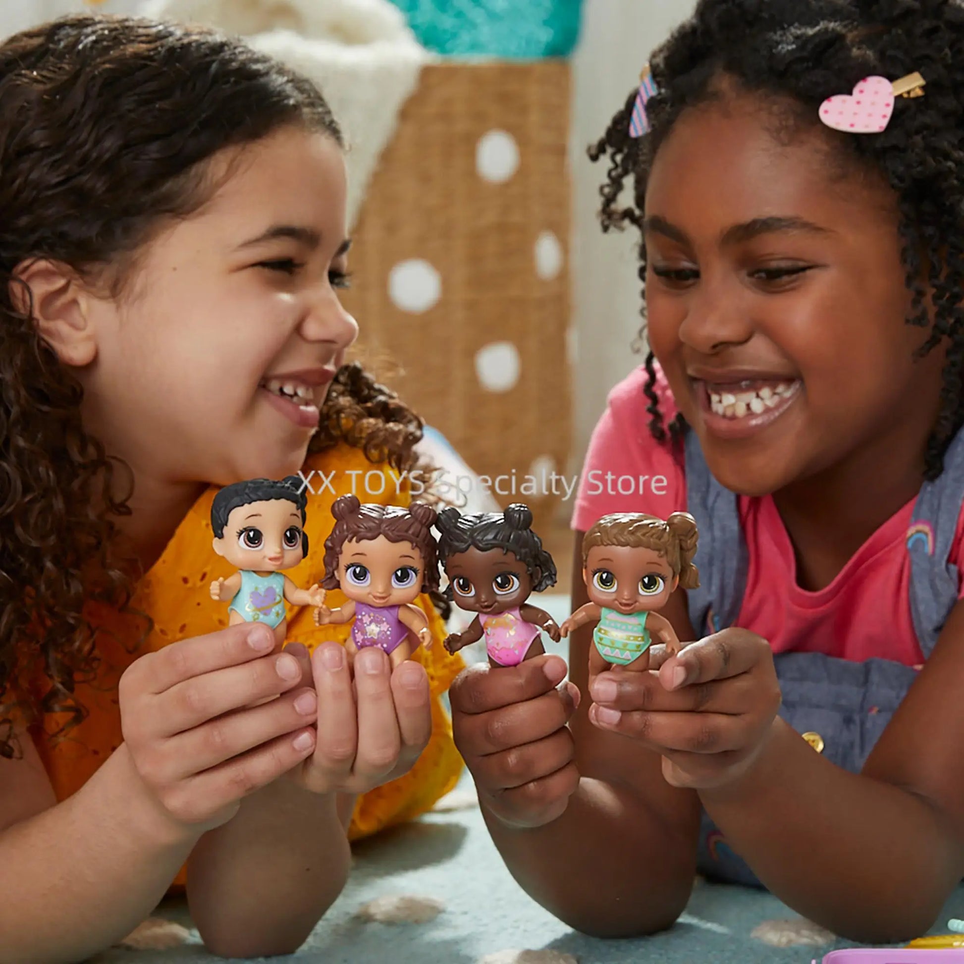 Baby Alive Foodie Cuties Party Series Doll Playset Blind Box Surprises Toys 3-Inch Cute Mini Baby Girls Play House Toys Gifts Good Vibrations