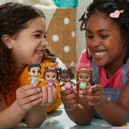 Baby Alive Foodie Cuties Party Series Doll Playset Blind Box Surprises Toys 3-Inch Cute Mini Baby Girls Play House Toys Gifts Good Vibrations