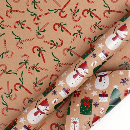 Christmas Gift Wrapping Paper Gift Wrapping Paper Christmas Trees Packaging Gift Paper Suitable for Birthdays and Festivals Good Vibrations