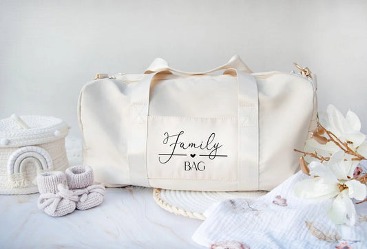Personalized Duffle Bag, Gym Bag, Sport Bag, Custom Women Fitness Bags, Overnight Camp Bag Gift for Women, Gift For Mother's Day Good Vibrations