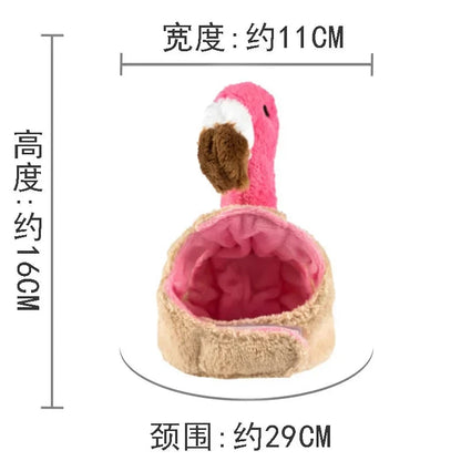 Cute Cat Turkey Hat Funny Hand-made Banana Puppy Caps Pets Halloween Party Cosplay Headwear Adjiustable Cat Hat Hair Decoration Good Vibrations