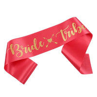 Bride Tribe Bridesmaids Sashes Set for Bridal Shower Decorations Wedding Favors Bachelorette Party Supplies Bride to be Gift Good Vibrations