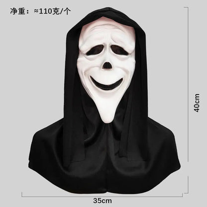 Screaming, Terrifying, Bloody Headset, Makeup Ball, Skull, Ghost Face Mask, Halloween Party, Mock Prop Good Vibrations