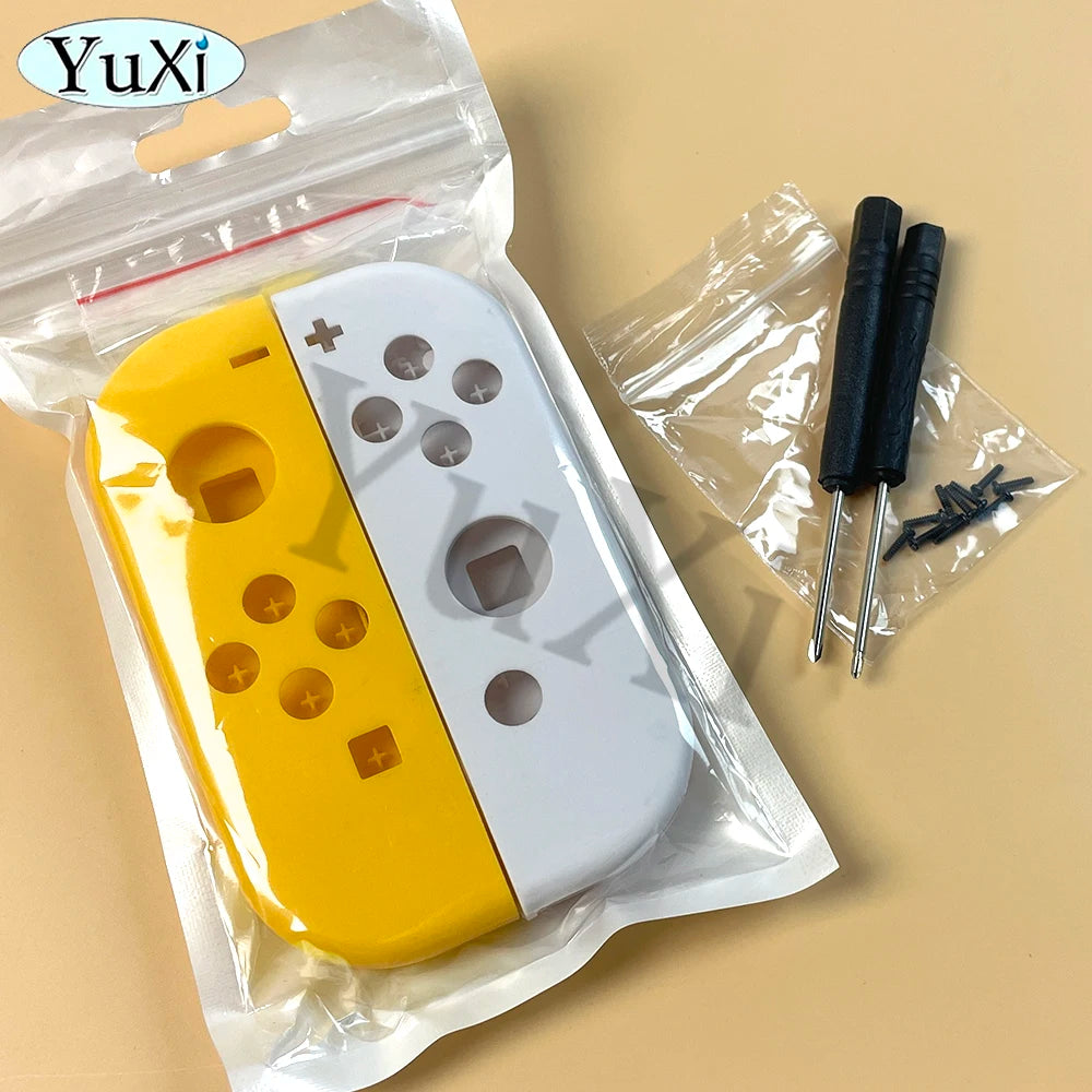 1Set Front Back Middle Frame Shell Housing Case Plastic Cover LR SL SR Buttons For Nintend Switch NS NXJoy-Con Game Controller Good Vibrations