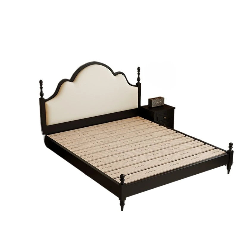 Double Headboard Beds Modern Unique French Lounge Beds Bedroom Sleeping Lounge Muebles Para Dormitorio House Accessories Good Vibrations