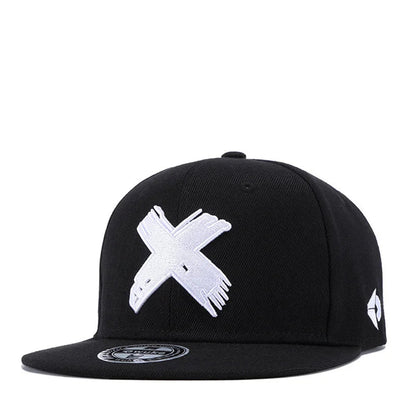 Unisex Simple Letter X Embroidery Hip-hop Hats Spring Autumn Outdoor Adjustable Casual Baseball Caps Sunscreen Hat Good Vibrations