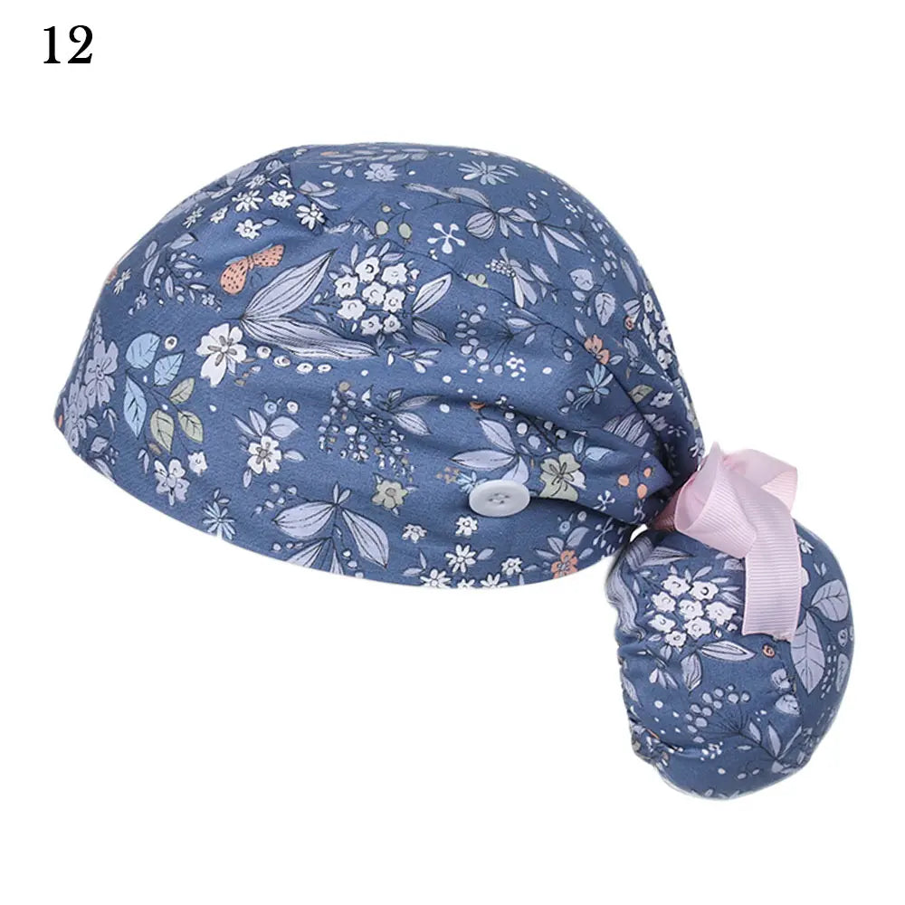 Women & Men Tie Back Hats Ponytail Holder Adjustable Long Hair Cap Working Hat With Button Working Cap Good Vibrations