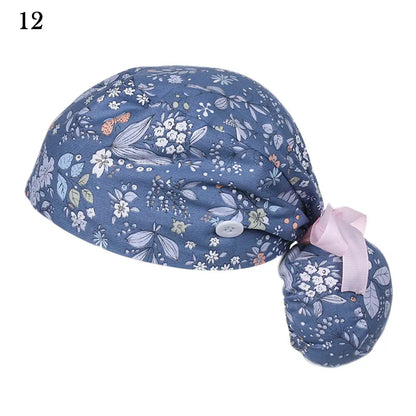 Women & Men Tie Back Hats Ponytail Holder Adjustable Long Hair Cap Working Hat With Button Working Cap Good Vibrations