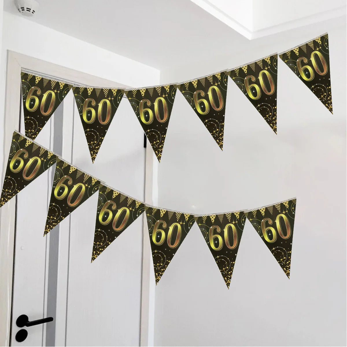 16th 60th 50 Year Happy Birthday Party Decoration Banners Supplies Good Vibrations