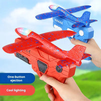 Children's Foam Ejection Aircraft Toys Parent-Child Interaction Outdoor Foam Aircraft Park Good Vibrations