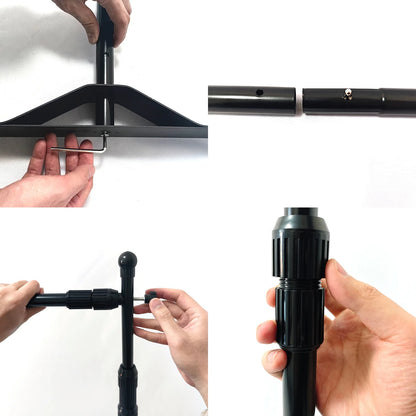 Adjustable Telescopic Backdrop Photography Background Stand Parties and Sessions Heavy Duty Stand Photoshoot Backdrop with Bag