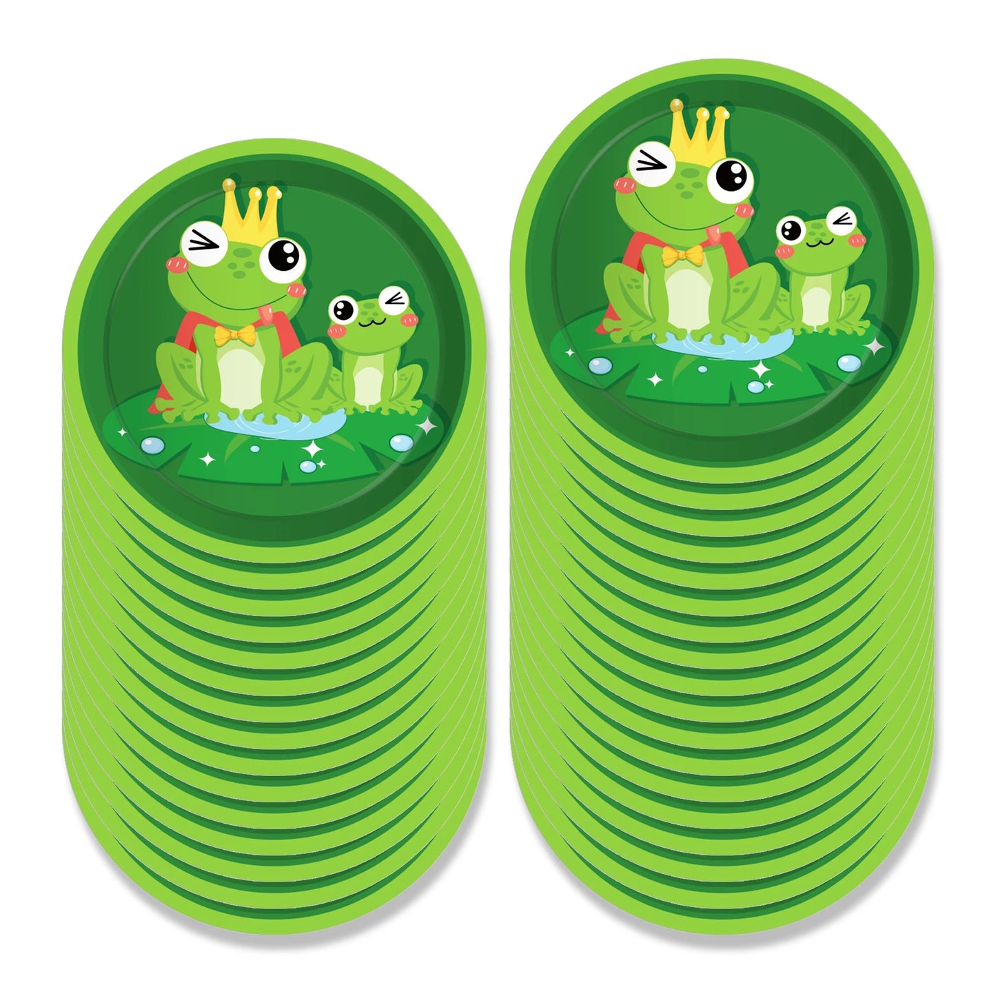 Cartoon Frog Birthday Party Decoration Tablecloth Tableware Boy/Girl Party Set Baby Shower Supplies Gift Good Vibrations