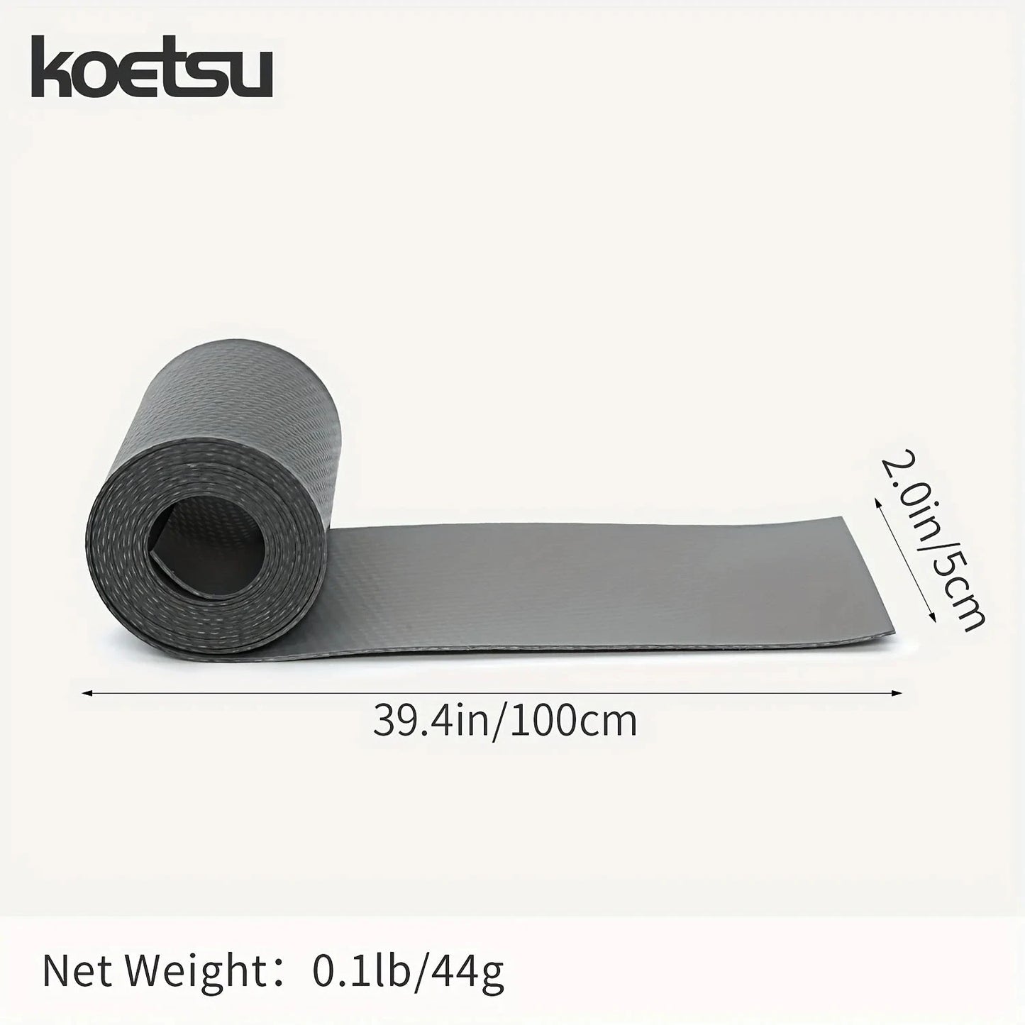 KOETSU Double-Sided PVC Middle Net 0.7mm 2" x 3.94" Kayak Repair Patch, Paddle Board Dinghy and Inflatable Boat Repair Patch