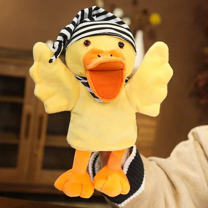 Stuffed Plush Animals Toys Hand Finger Puppet Kawaii Dolls Educational Baby Toys Learning & Education Monkey Tiger Children Gift Good Vibrations