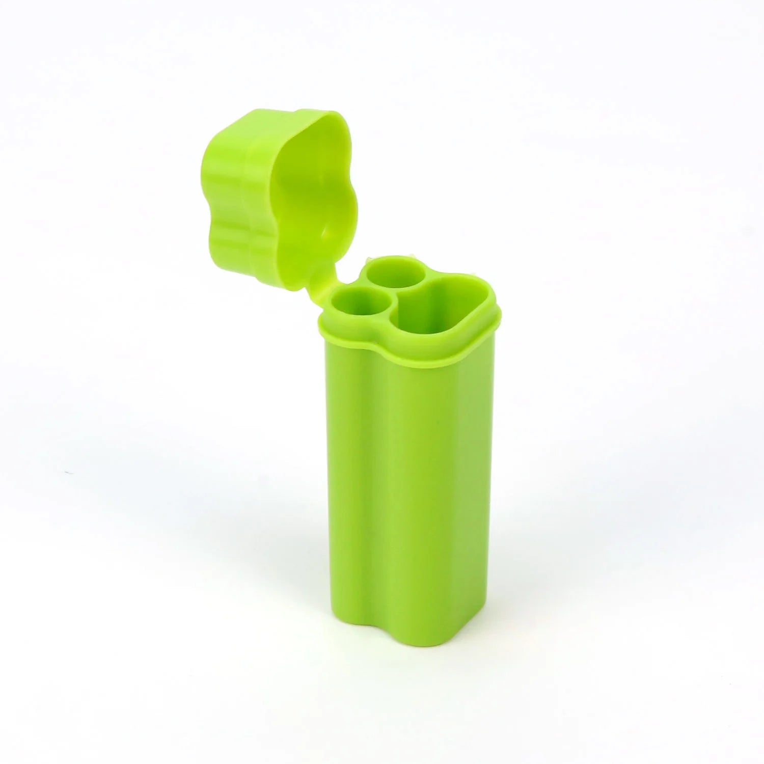 Flip-top Cigarette Case Kit with Three Holes for Easy Storage and Carrying Around Smoking Accessories Good Vibrations
