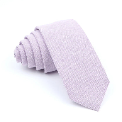 Wed Cotton Tie Solid Color Necktie For Man Woman Blue Pink Yellow Skinny Slim Ties Fashion Wedding Party Gifts Men Accessories Good Vibrations