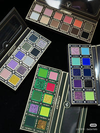 Anthemy 10 Color Eyeshadow Palette Matte Shimmer Chameleon Waterproof Long-Lasting Pearly Shiny Metal Eye Shadow Palette Make-up Good Vibrations