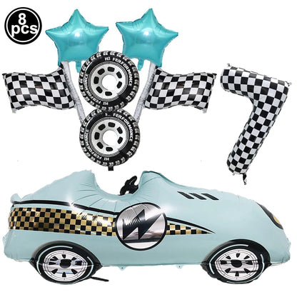 Two Fast Theme Disposable Tablecloth Racing Car Birthday Party Supplies Kids 2nd Birthday Party Decorations Good Vibrations