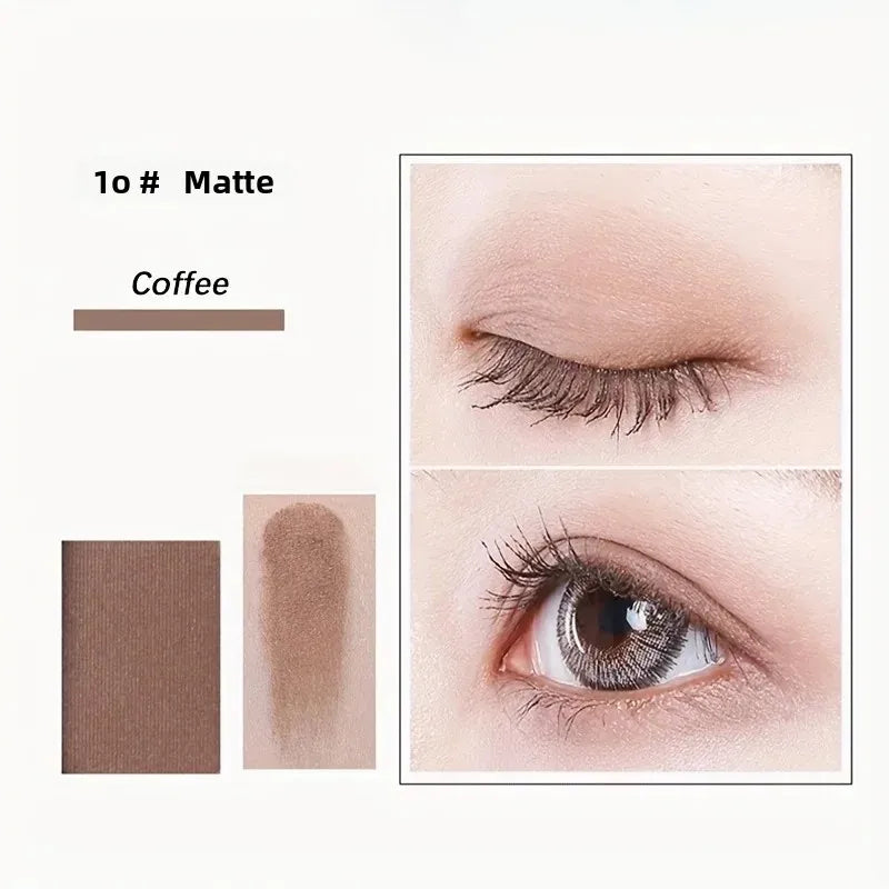 Professional 12 Colors Eyeshadow Palette Natural Shimmer Matte Nudes Cosmetic Eye Makeup Plate for Makeup Artists Good Vibrations