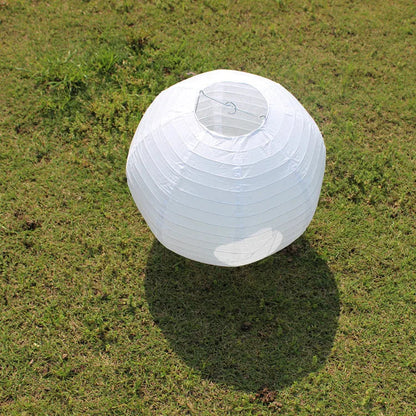 White Chinese Round Paper Lantern Christmas Halloween New Year Festive Party Supplies Wedding Baby Shower Birthday Decoration Good Vibrations