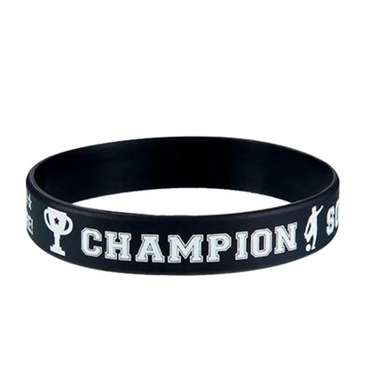 Football Party Favors Soccer Silicone Bracelets Sports Theme Bracelet Happy Birthday Party Decor Kids Adult Boy Party Supplies Good Vibrations
