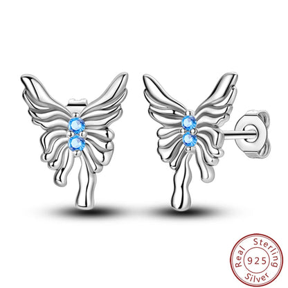 Women's Earrings 925 Sterling Silver Ocean Cute Pet Insect Plant Multi Style Earrings Fit Anniversary Delicate Jewelry Gifts Good Vibrations