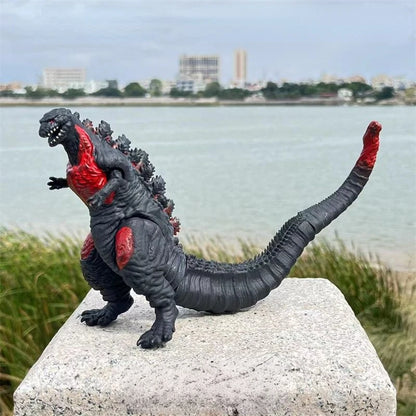 24cm Godzilla King of Monsters Runaway Mechanical Red lotus Planet Godzilla Action Figure Collection Model Toy Kid Birthday Gift Good Vibrations