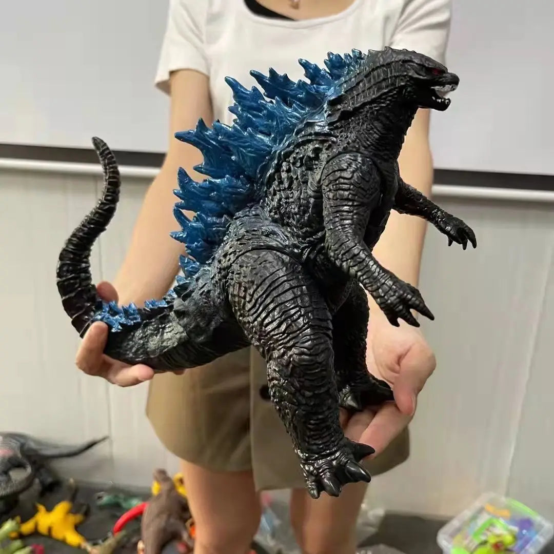 24cm Godzilla King of Monsters Runaway Mechanical Red lotus Planet Godzilla Action Figure Collection Model Toy Kid Birthday Gift Good Vibrations