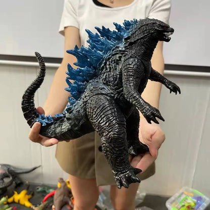 24cm Godzilla King of Monsters Runaway Mechanical Red lotus Planet Godzilla Action Figure Collection Model Toy Kid Birthday Gift Good Vibrations